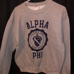 Alpha Phi crew neck